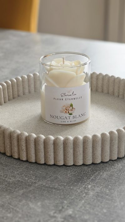 Bougie 150g Nougat blanc