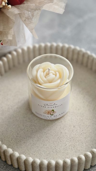 Bougie 150g Nougat blanc – Image 4
