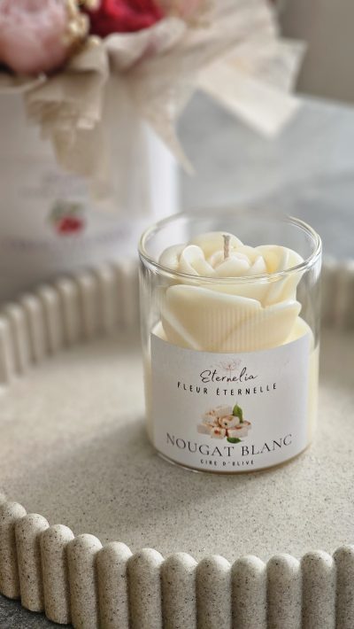 Bougie 150g Nougat blanc – Image 3