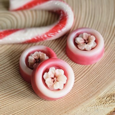 Fondant parfumé canne de Noël