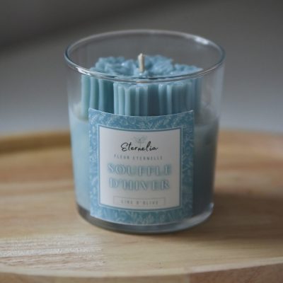 Bougie hivernale – Souffle d’hiver ❄️