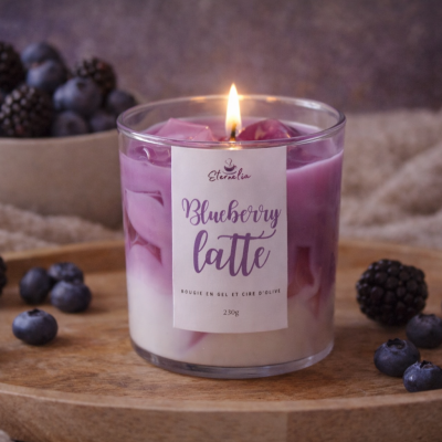Bougie – blueberry latte